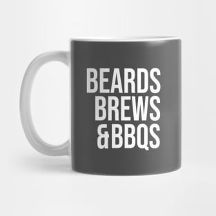 Beards Brews and BBQs Mug